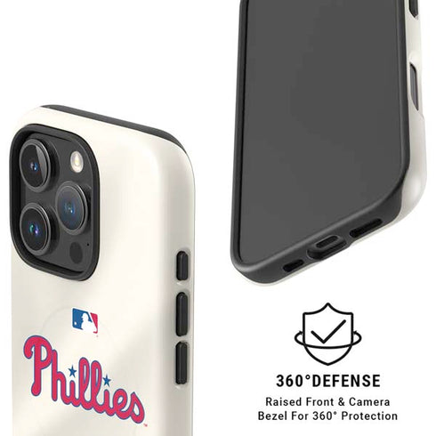 MLB Philadelphia Phillies Road Jersey iPhone 16 Pro Max Magsafe Impact Case