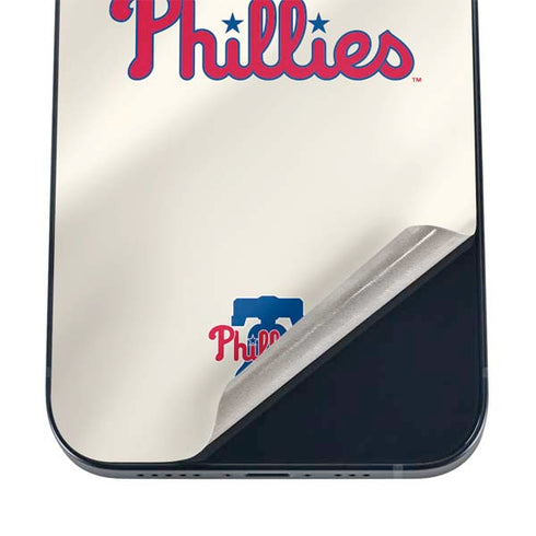MLB Philadelphia Phillies Road Jersey iPhone 16 Skin