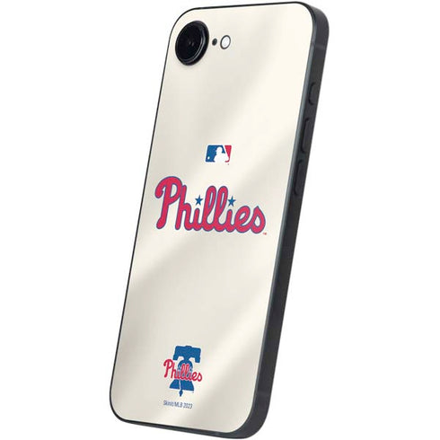 MLB Philadelphia Phillies Road Jersey iPhone 16e Skin