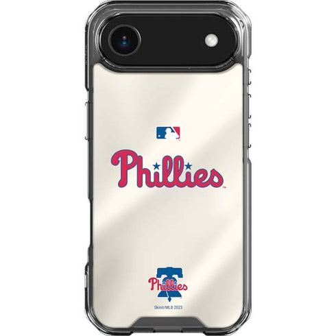 MLB Philadelphia Phillies Road Jersey iPhone 17 Air Clear Case