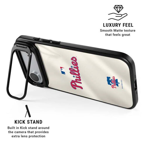 MLB Philadelphia Phillies Road Jersey iPhone 17 Air Kickstand Case