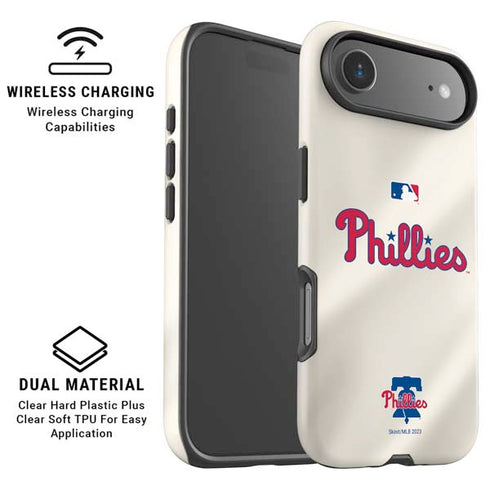 MLB Philadelphia Phillies Road Jersey iPhone 17 Air Magsafe Impact Case