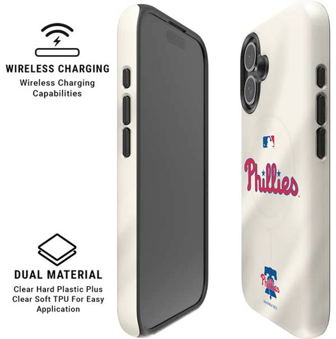 MLB Philadelphia Phillies Road Jersey iPhone 17 Magsafe Impact Case