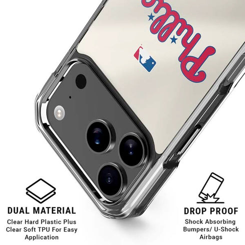 MLB Philadelphia Phillies Road Jersey iPhone 17 Pro Max MagSafe Case