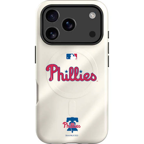 MLB Philadelphia Phillies Road Jersey iPhone 17 Pro Max Magsafe Impact Case