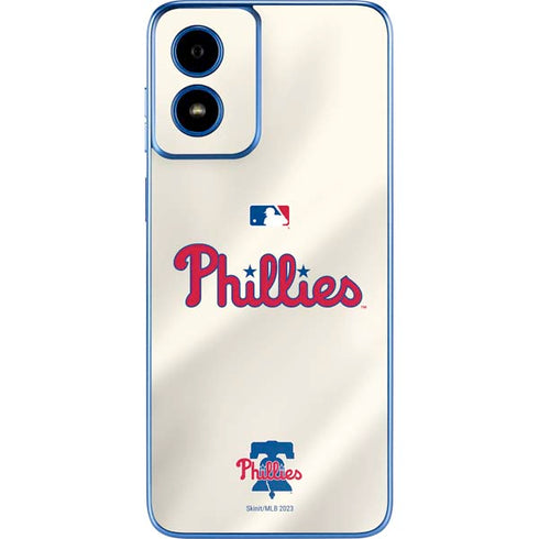 MLB Philadelphia Phillies Road Jersey Moto G Play 4G (2024) Skin