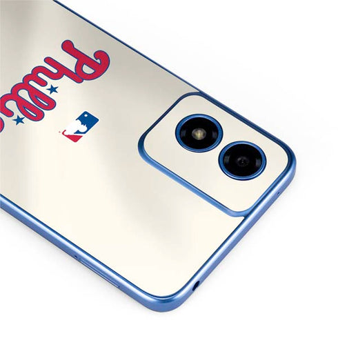 MLB Philadelphia Phillies Road Jersey Moto G Play 4G (2024) Skin