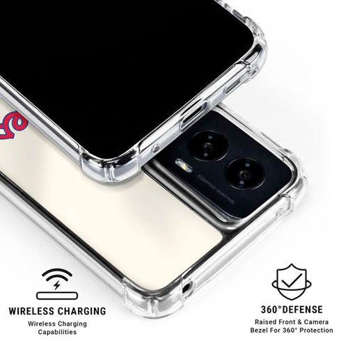 MLB Philadelphia Phillies Road Jersey Moto G Power 5G (2024) Clear Case