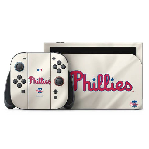 MLB Philadelphia Phillies Road Jersey Nintendo Skins