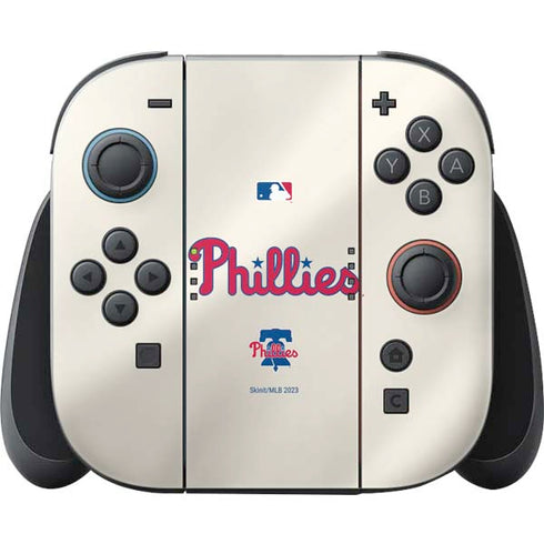 MLB Philadelphia Phillies Road Jersey Nintendo Skins