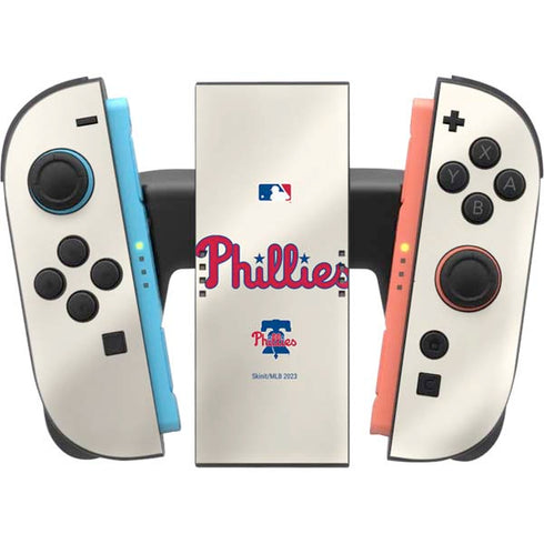 MLB Philadelphia Phillies Road Jersey Nintendo Switch 2 (2025) Joy-Con Controller Skin