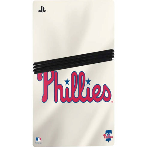 MLB Philadelphia Phillies Road Jersey PS5 Pro Console Skin