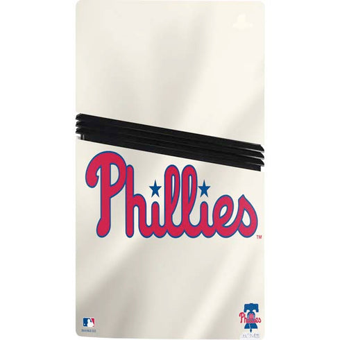MLB Philadelphia Phillies Road Jersey PS5 Pro Console Skin