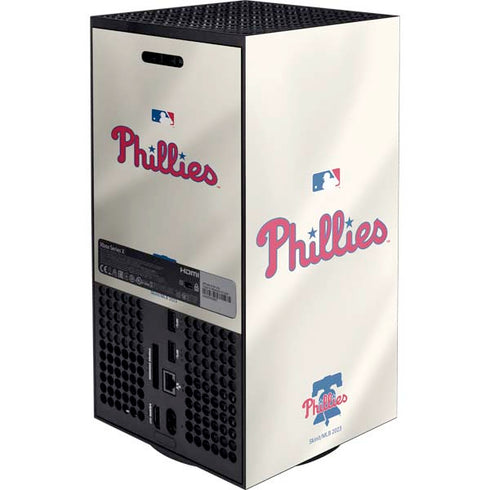 MLB Philadelphia Phillies Road Jersey XBox Series X Digital Edition Console Skin