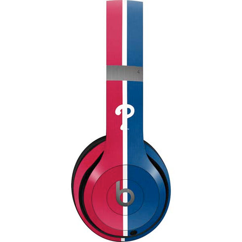 MLB Philadelphia Phillies Split Beats Solo 4 Wireless Headphones Skin