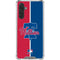 MLB Philadelphia Phillies Split Galaxy A17 Clear Case