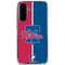 MLB Philadelphia Phillies Split Galaxy A36 5G Clear Case