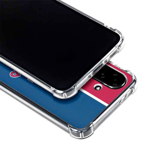MLB Philadelphia Phillies Split Galaxy A36 5G Clear Case