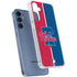 MLB Philadelphia Phillies Split Galaxy A55 5G Clear Case