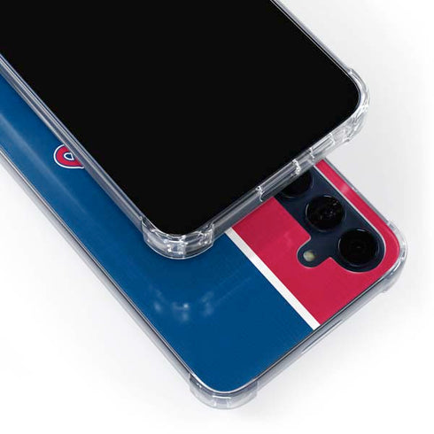 MLB Philadelphia Phillies Split Galaxy A55 5G Clear Case