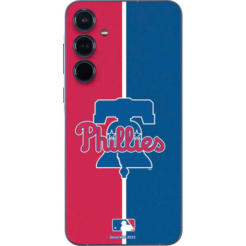 MLB Philadelphia Phillies Split Galaxy A55 5G Skin