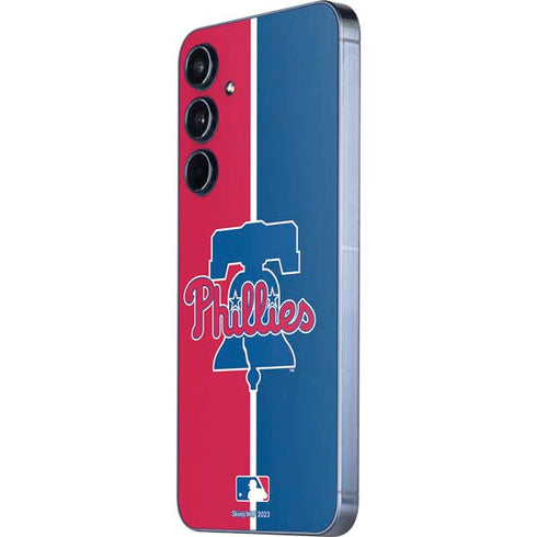 MLB Philadelphia Phillies Split Galaxy A55 5G Skin