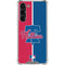 MLB Philadelphia Phillies Split Galaxy S24 FE Clear Case