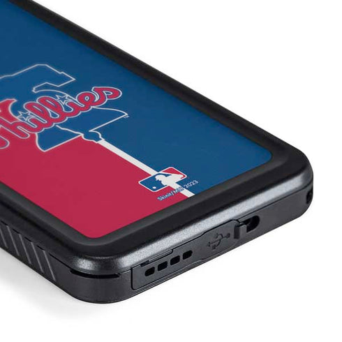 MLB Philadelphia Phillies Split Galaxy S24 Plus Waterproof Case