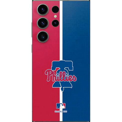 MLB Philadelphia Phillies Split Galaxy S24 Ultra Skin