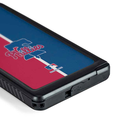 MLB Philadelphia Phillies Split Galaxy S24 Ultra Waterproof Case