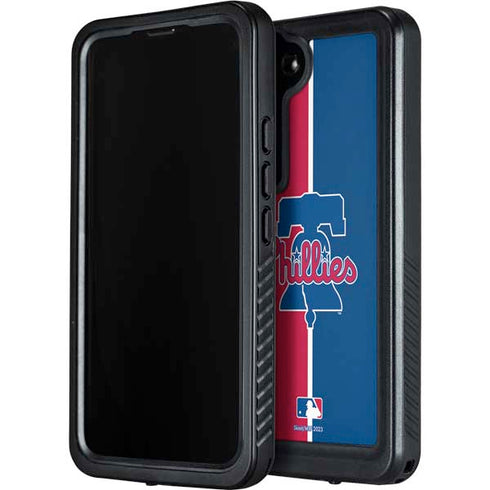 MLB Philadelphia Phillies Split Galaxy S24 Waterproof Case