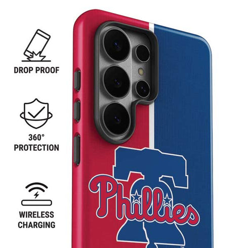 MLB Philadelphia Phillies Split Galaxy S26 Ultra Impact Case