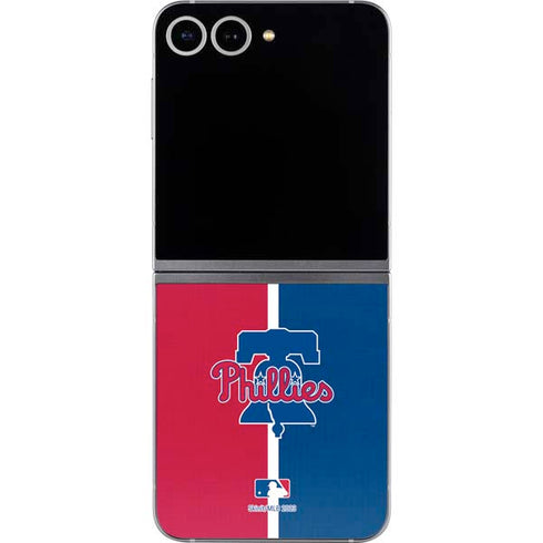 MLB Philadelphia Phillies Split Galaxy Z Flip6 Skin