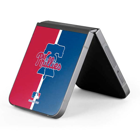MLB Philadelphia Phillies Split Galaxy Z Flip6 Skin