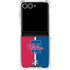 MLB Philadelphia Phillies Split Galaxy Z Flip7 Clear Case