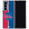 MLB Philadelphia Phillies Split Galaxy Z Fold5 5G Clear Case