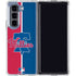 MLB Philadelphia Phillies Split Galaxy Z Fold5 5G Clear Case