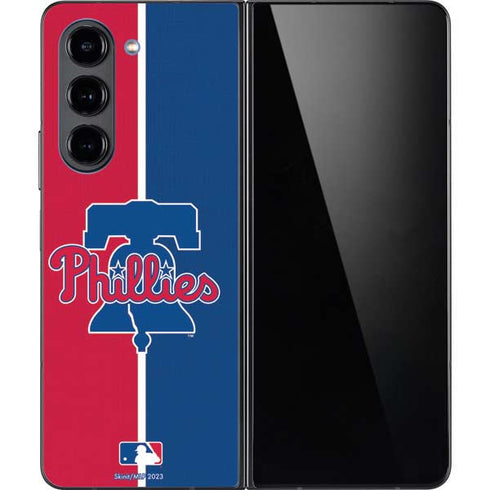 MLB Philadelphia Phillies Split Galaxy Z Fold5 5G Skin