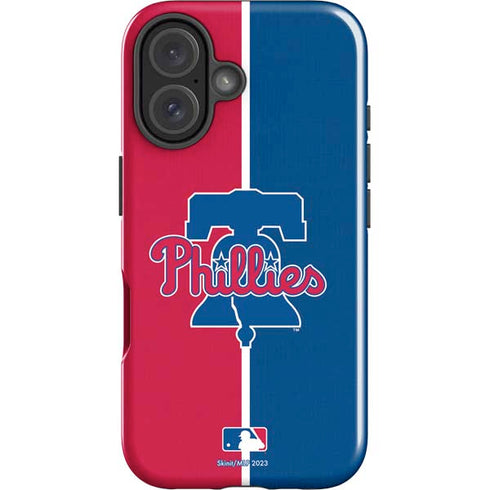 MLB Philadelphia Phillies Split iPhone 16 Impact Case
