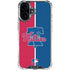 MLB Philadelphia Phillies Split iPhone 16 Plus Clear Case