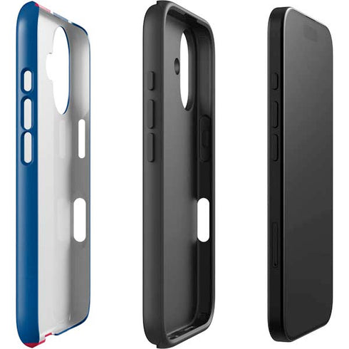 MLB Philadelphia Phillies Split iPhone 16 Plus Impact Case