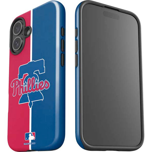 MLB Philadelphia Phillies Split iPhone 16 Plus Impact Case