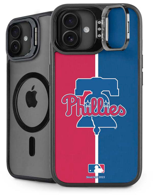 MLB Philadelphia Phillies Split iPhone 16 Plus Kickstand Case