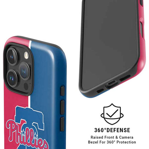 MLB Philadelphia Phillies Split iPhone 16 Pro Magsafe Impact Case