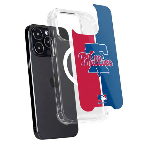 MLB Philadelphia Phillies Split iPhone 16 Pro Max MagSafe Case