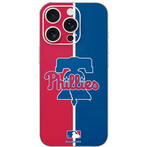 MLB Philadelphia Phillies Split iPhone 16 Pro Skin