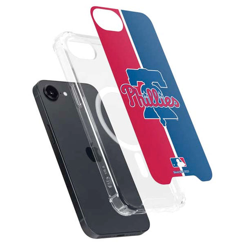 MLB Philadelphia Phillies Split iPhone 16e MagSafe Case