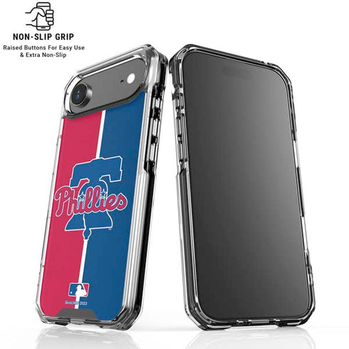 MLB Philadelphia Phillies Split iPhone 17 Air Clear Case