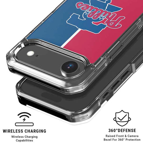 MLB Philadelphia Phillies Split iPhone 17 Air MagSafe Case