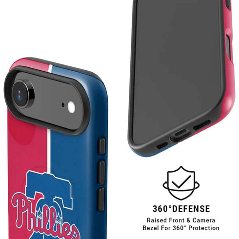 MLB Philadelphia Phillies Split iPhone 17 Air Magsafe Impact Case